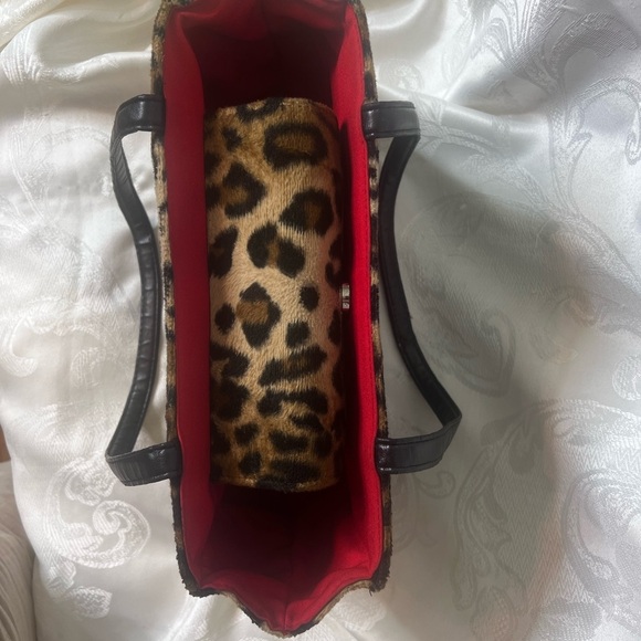 Kate Spade Vintage, leopard print, handbag. - Picture 3 of 16